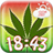 icon Cannabis Weather Clock Widget 1.3.5