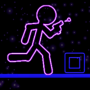 icon Glow Stick-Man Run: Neon Laser Gun-Man Runner Race
