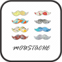 icon moustache Go Launcher EX