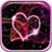 icon Neon Hearts Live Wallpaper 2.4