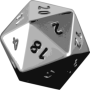 icon D20 DnD Dice Roller cho ivoomi V5