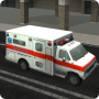 icon Big City Ambulance Parking 3D