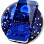 icon Dark Blue Glow Keyboard