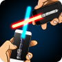 icon Neon Sword War Joke
