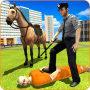 icon Police Horse Criminal Chase 3d