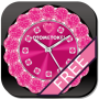 icon [Free]CUTE QLOCK Pink Diamond cho Samsung Galaxy S7