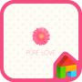 icon daisy pure love dodol theme