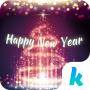 icon NewYear Sparkle Keyboard Theme