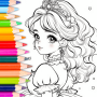 icon Doll Color: Princess Coloring cho Gionee S6s