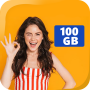 icon Daily Internet Data GB MB app cho sharp Aquos R