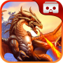 icon Flying Fiery Dragon