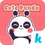 icon Kika Cute Panda Sticker Gif