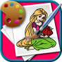 icon Coloring Princess