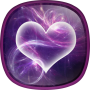 icon Purple Hearts Live Wallpaper