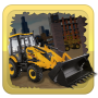 icon Excavator Car Parking 3D