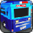 icon Blocky Police Transport Craft 3D 1.6