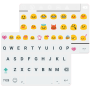 icon Material White Emoji Keybaord cho Motorola Moto G5S Plus