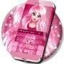 icon Cute Cartoon Girl Keyboard