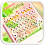 icon Rainbow Ladybug Emoji Keyboard cho intex Aqua Strong 5.2