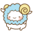 icon com.doodledoodle.kakao.theme.eggmongsheep 2.0