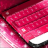 icon Pink Keyboard Fancy Theme 1.279.13.86