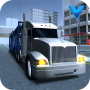 icon Big car transport truck 3D