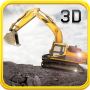icon Mountain Crane Mining Truck