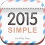 icon 탁상달력 2015 : 심플 (위젯) cho Wileyfox Swift 2 Plus
