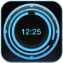 icon Digital Clock Disc Widget