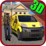 icon Postman: Mail Delivery Van 3D