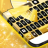 icon Neon Gold Keyboard Theme 1.279.13.96