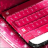 icon Pink Keyboard Fancy Theme 1.279.13.88