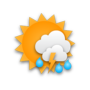 icon 원기날씨 - 미세먼지, 기상청, 날씨 cho Samsung Galaxy J2 Prime