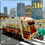 icon Garbage Truck Driver 3D
