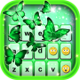 icon Neon Green Emoticon Keyboard