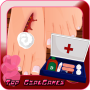 icon pedicure after injury