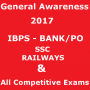 icon General Awareness-INDIAN-EXAM-SSC-RAILWAYS-BANK