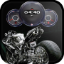 icon Superbike Clock Wallpaper HD