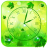 icon Spring Leaves Clock 1.3