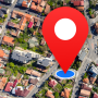 icon GPS Satellite View: World Maps
