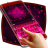 icon Pink Neon Keyboard Theme 1.279.1.107