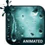 icon Rainy Day Animated Keyboard + Live Wallpaper