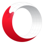 icon Opera browser beta with AI cho oukitel K5
